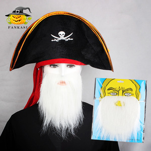 Accessoires de costume de barbe d'Halloween, différentes couleurs, polyester, fabriqué en Chine - Product Image 4