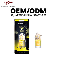 Pengharum Mobil Mini Lovali Home LVHD031 8ml Grosir Interior Tahan Lama Penyegar Udara Aroma Diffuser Vanilla Cake OEM/ODM
