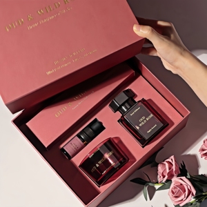 ชุดของขวัญน้ำหอมปรับอากาศแบบก้านไม้หอมอู๊ดโรส สำหรับคริสต์มาส น้ำหอมปรับอากาศแบบก้านไม้หอมสุดหรูและน้ำมันหอมระเหยแบบคริสตัล - Product Image 2