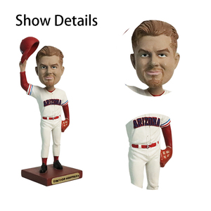 Sáng Tạo Giá Rẻ Vui Bóng Chày Bobble Đầu Đồ Chơi Hình Hot Bán Nhà Máy Nhà Cung Cấp Tùy Chỉnh Nhựa Thể Thao Handmade Châu Âu Trắng 100 Pcs - Product Image 5