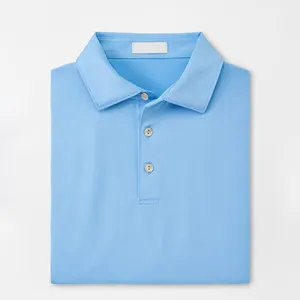 Camicie a sublimazione vuote con logo personalizzato per golf 100 polo in cotone mercerizzato bianco poliestere