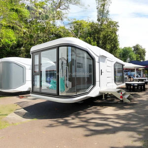 Contenitori per Capsule spaziali mobili con fascino fantascientifico ruote rotatorie rotatorie per ogni <span class=keywords><strong>viaggio</strong></span> vita futura montagne mari case Container - Product Image 4