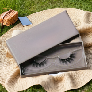 Muestra Gratuita de Pestañas Postizas de la Serie <span class=keywords><strong>MYC</strong></span>, Pestañas de Visón Sintético de 25 mm y Pestañas de Visón Sintético Veganas de Marca Privada - Product Image 1