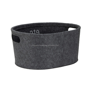 Cesto de Ropa Sucia de Fieltro Multifuncional, Cesta de Almacenamiento de Ropa, Mantas y Artículos Diversos, Cesta para Juguetes, Bordado - Product Image 5
