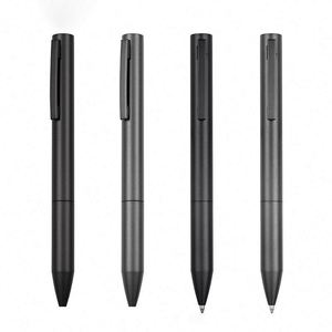 High Quality Custom Logo Black Matte Gray Metal Ballpoint <b>Pen</b> 1.0 mm Writing Width Novelty Business Use Ball <b>Pen</b> for Promotional - Product Image 6