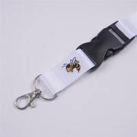 CH Wholesale Sublimation Printing Polyester Lanyards With Logo Custom Certification Keychain OEM ODM ECO Promotion Event Gifts