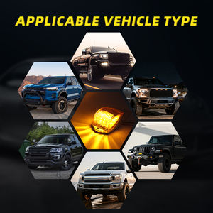 Feux latéraux de voiture LED Trucks Feux de toit Feux de cabine plaqués ambre Feux de toit <span class=keywords><strong>OUKA</strong></span> - Product Image 5