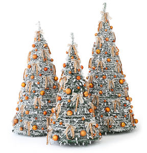 ต้นคริสต์มาสพลาสติกแบบปรับขนาดได้อุปกรณ์ตกแต่งคริสต์มาสแบบพับได้ - Product Image 3