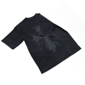 T-shirt DTG ample et épais à coupe décontractée, imprimé tendance, surdimensionné, vintage, personnalisé pour homme, streetwear en coton avec motifs graphiques - Product Image 2