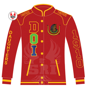 เสื้อแจ็คเก็ตแข่งรถผู้หญิงลายปัก Daughters of Isis Masons |   เสื้อแจ็คเก็ต Raccar แบบสั่งทำพิเศษสำหรับสุภาพสตรี ปักลายเครื่องราชอิสริยาภรณ์ของสมาคมฟรีเมสัน - Product Image 2