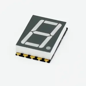 Jstronic smd 7 세그먼트 0.56 인치 한 자리 숫자 7 세그먼트 숫자 표시 주도