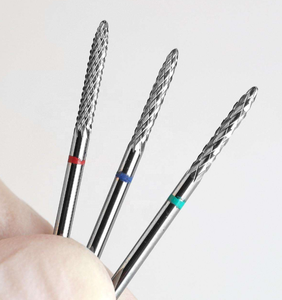 Professional 2.3mm Tungsten <b>Carbide</b> Nail <b>Drill</b> <b>Bits</b> 2.3mm Under Nail Cleaner <b>Bit</b> for Gel Removal Manicure Tool - Product Image 1