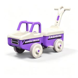 Voiture à pousser pour enfants à 4 roues, jouet à glisser pour tout-petits avec <span class=keywords><strong>espace</strong></span> de rangement et musique, cadeau pour enfants - Product Image 3