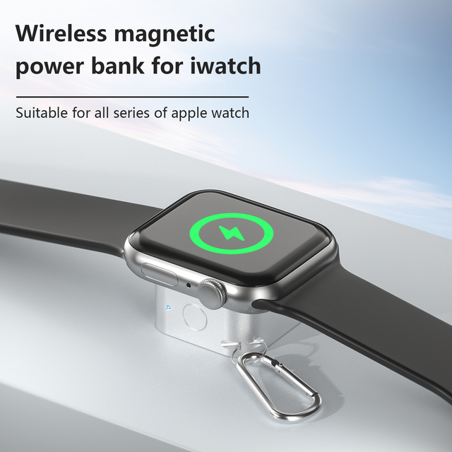 High Quality 5V1A USB Magnetic Wireless Charger Powerbank Fireproof Series OVP Protection Fast Charger for IWatch for B2B