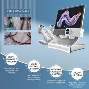 เครื่องวิเคราะห์หนังศีรษะและภาพด้วย AI พร้อม WiFi สำหรับร้านเสริมสวยมืออาชีพและการดูแลเส้นผมที่บ้าน - Product Image 3