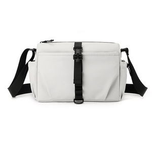 OEM Business Lightweight Large Capacity Waterproof Polyester Lining Outdoor Travel Square Zipper Portable Crossbody - Product Image 2
