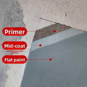 Peinture liquide pour sols en résine émulsionnée avec sable coloré - Revêtement auto-nivelant durable et résistant à l'usure effet marbre pour sols en béton - Product Image 6