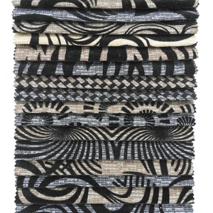 Vải Dệt Kim Nhồi Bông Polyester Vải Thô Hình Học Vải Lanh Nhồi Bông - Product Image 2