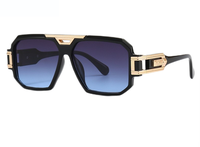 Lunettes de soleil rectangulaires Bettega New Style pour hommes, style haut de gamme, pour le marché international, style streetwear steampunk.