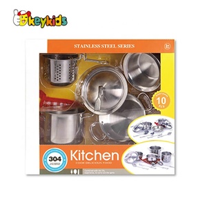 En gros 10 PIÈCES en acier inoxydable <span class=keywords><strong>jouet</strong></span> casseroles pour enfants M03A002 - Product Image 2