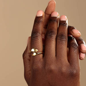 Wholesale High Quality American Style Adjustable Couple Love <strong>Hug</strong> <strong>Ring</strong> Gold 925 Sterling <strong>Silver</strong> <strong>Hug</strong> <strong>Ring</strong> <strong>Silver</strong> - Product Image 3