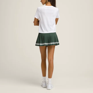 Tenue en tissu amincissant rose Robes pour femmes Robes blanches pour femmes <span class=keywords><strong>avec</strong></span> short Jupe de <span class=keywords><strong>tennis</strong></span> - Product Image 3
