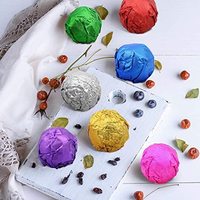 Papel de aluminio estampado colorido para embalaje de alimentos, papel de aluminio para envoltorios de Chocolate, venta al por mayor de fábrica