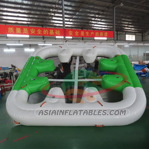 Nhà Máy Bán Sỉ Đảo Phao Bơm Hơi Cho 8 Người, Bể Bơi Sông Hồ Bơi Nhiệt Đới Mát Hơn Bè/Phòng Chờ Nổi - Product Image 5