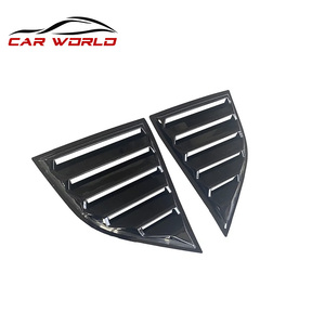 2008-2017 for ABS Plastic Gloss Black Side <b>Window</b> Vent <b>Cover</b> Scoop Windshield Vent Body Part - Product Image 1