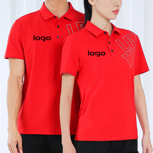 Polo de ajuste holgado de tela elástica más vendido, camisetas deportivas para correr, ajuste de golf - Product Image 1