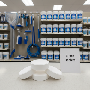 E20260228 Nouveauté EXPO <span class=keywords><strong>de</strong></span> mars : Comprimés nettoyants pour piscine, 3 pouces - Product Image 1