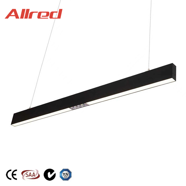 LOW RGB Aluminum PC Module Linear LED Light Multi-Surface Luminous Installation Ceiling Lights Rendering Index for Office Use