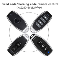 Télécommande sans fil universelle à code d'apprentissage HFY-532Z, plastique, clonage, 315 MHz/433 MHz, portée de 30 m, 4 boutons, application automobile