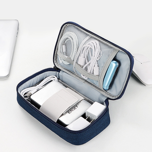 Estuche de disco duro portátil de fábrica Bolsas de almacenamiento de cable de viaje para teléfonos celulares, cargadores, auriculares, cables USB, bancos de energía - Product Image 4
