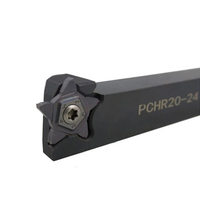 PCHR PCHR12-24 PCHR16-24 PCHR20-24 PCHR25-24 tournant tour porte-outil CNC Cutter carbure Inserts barre de tige externe