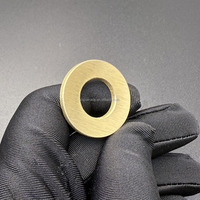 Expédition rapide, cercle en laiton fraisé de 3 mm de diamètre pour la fabrication de porte-clés en fibre laser, pendentifs en laiton faits à la main