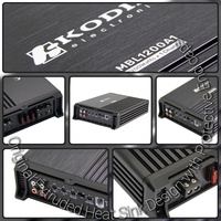 Amplificateur audio de voiture haute performance 1 canal RMS 1200W |   Amplificateur multicanal à circuit imprimé double couche classe D