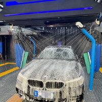 AUTO 3-Step Wash & Care Pro Model: Schiuma Pre-Lavaggio, Risciacquo e Funzione Rivestimento 360 ° Macchina per Lavaggio Auto Automatica Senza Contatto