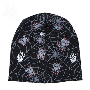 <span class=keywords><strong>Gorro</strong></span> de Invierno Largo para Mujer, Personalizado, de Jacquard con Diseño de Calavera, de Felpa, Acrílico, Cálido y Holgado - Product Image 4