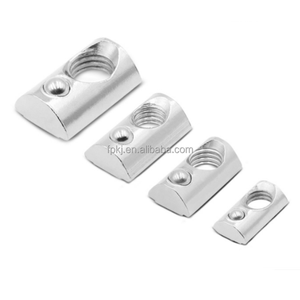 Accessoire 20 30 40 45 série acier inoxydable t fente rail écrou coulissant <span class=keywords><strong>goutte</strong></span> dans les écrous à ressort écrou à billes pour <span class=keywords><strong>profil</strong></span>é en aluminium - Product Image 5