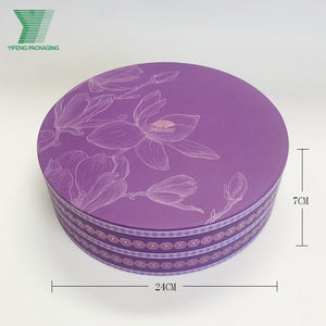 Бумажная упаковка для пищевых продуктов на заказ, роскошная упаковочная коробка для тортов, круглый контейнер для сладкой выпечки, коробка для тортов - Product Image 4