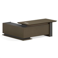 Bureau de poste de travail modulaire moderne Factory Direct avec rangement et combinaison gratuite en forme de L rectangulaire