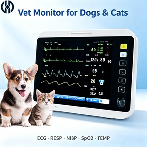 Moniteur vétérinaire pour le diagnostic canin, réutilisable, accessoires standard complets, prêt à l'emploi pour l'examen physique et le diagnostic des animaux de compagnie - Product Image 4