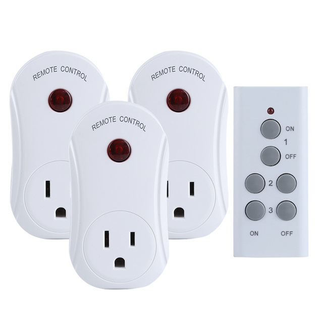 American Remote Control Socket Home Use Smart Wall Plug Socket Wireless 30m Range Smart Home Plug