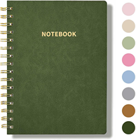 Cuaderno Espiral Personalizado con Tapa Blanda de Gamuza, Cuaderno de Notas con Rayas para la Universidad, Diario, Agenda para Escribir, Escuela, Oficina