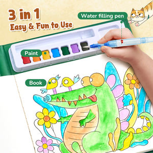 Joycat bambini libro creativo acquerello pittura Graffiti cartone animato magico colore dell'acqua disegno libri giocattolo educativo - Product Image 2