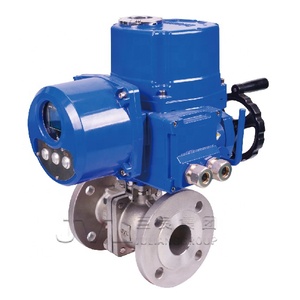 2 Way Ball Valve ISO9001 Flanged Hard Seal Electric Motorized Water Ball Valve