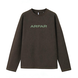 Camiseta de <span class=keywords><strong>Manga</strong></span> <span class=keywords><strong>Larga</strong></span> para <span class=keywords><strong>Hombre</strong></span>, Cuello Redondo, Tejido Waffle, Transpirable, Color Sólido, en Existencia - Product Image 3