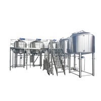 Ligne de production de bière de 1000 litres la plus vendue, équipement de micro-brasserie, moteur entièrement en acier inoxydable, longue durée de vie