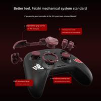Control de Juego Inalámbrico Direwolf 3 con Motor de Vibración para PC, Android e iOS